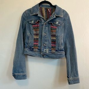 Vintage Boho Free People Denim Jacket